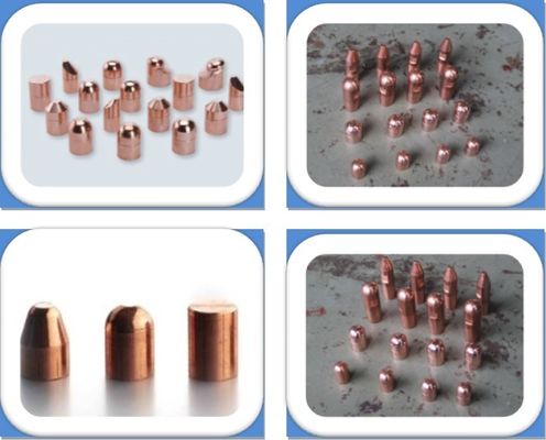 50pcs/Box CuCrZr Quadrado Resistência ponto de soldadura elétrodos dicas