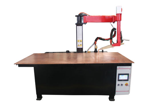 MF Braço de manivela 130KVA Máquina de soldagem de ponto de mesa Pulso de CA manual