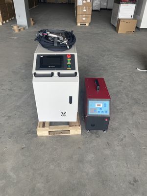 Máquina de solda a laser de fibra óptica de aço inoxidável industrial