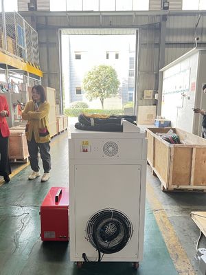 Máquina de corte de soldagem a laser de fibra de metal de pequeno porte 1kw 1000w