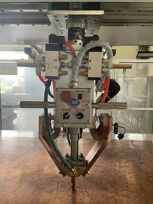 Soldador de ponto de mesa de telhado de resistência personalizada industrial máquina de equipamentos de soldagem