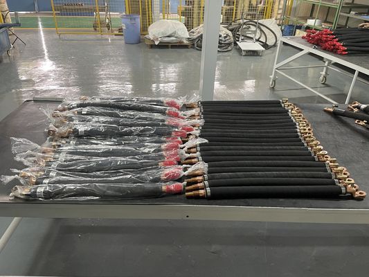 Cabos refrigerados por água de cobre Cabos secundários para resistência Máquina de solda de pontos