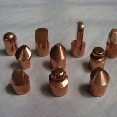 CuBe2 170HB Eletrodos de cobre de soldagem por ponto R.W.M.A. Classe 3
