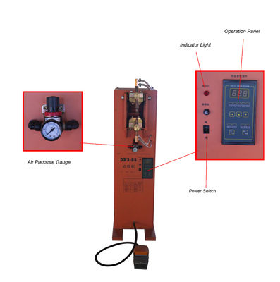 DN25 Resistência 25KVA Rocker Arm Spot Welding Machine Foot Operated