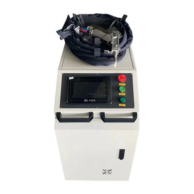 Máquina de solda a laser portátil de fibra de alumínio para solda de aço inoxidável