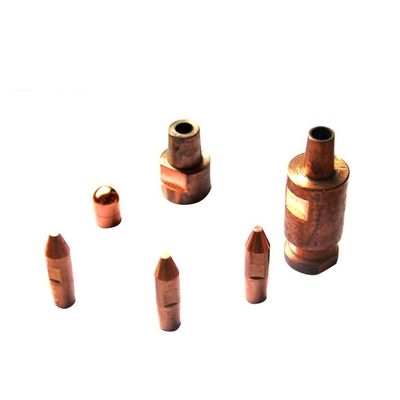 Materiais de consumo da soldadura de resistência CuBe2, perto de mim elétrodos de soldadura do ponto
