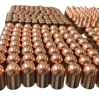 Costume de solda dos tampões do elétrodo da ponta da solda de ponto da resistência para a máquina da solda de ponto